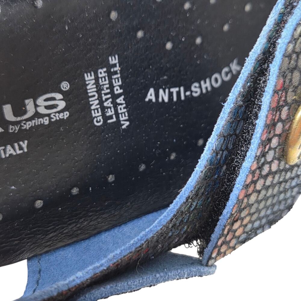 Flexus Spring Step Leather Multi-Colored Snakeski… - image 7